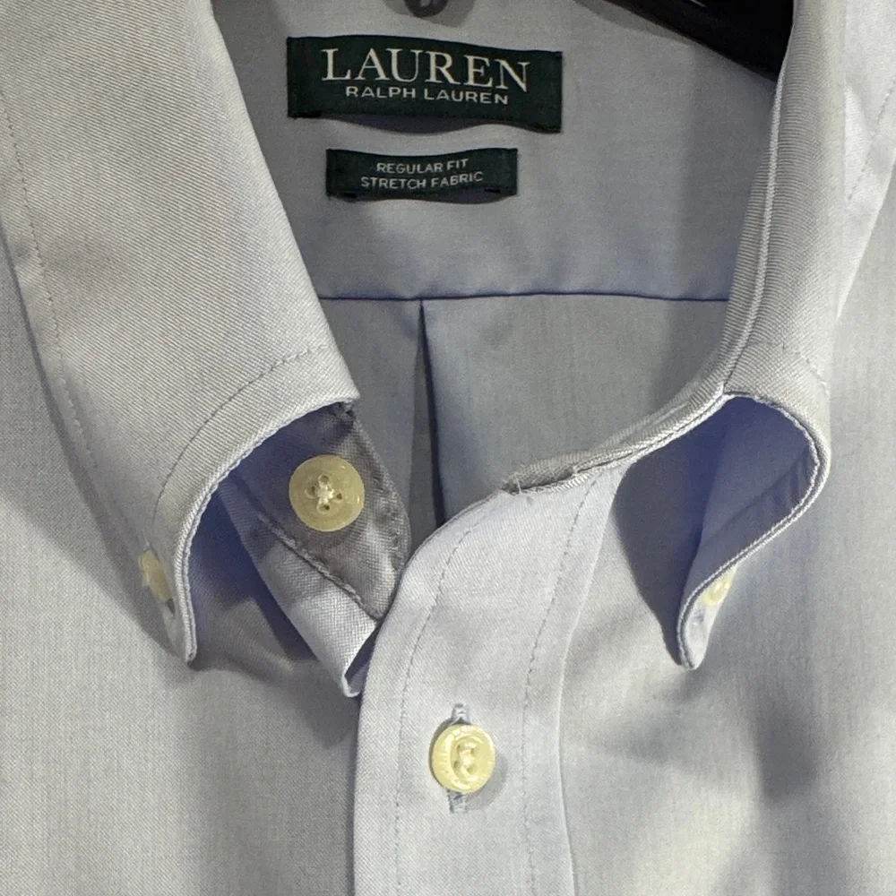 Ralph Lauren Men's Light Blue Dress Shirt - Picture 3 of 8